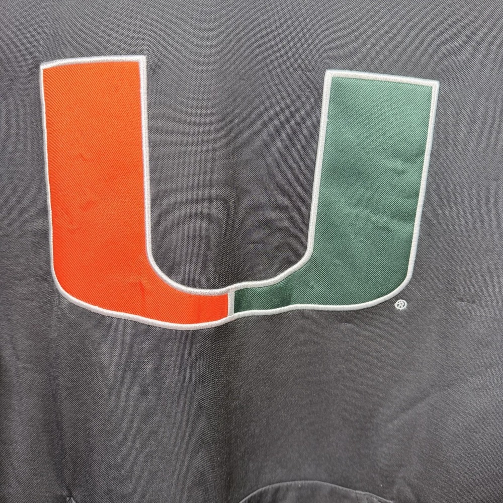 Stadium Athletics Sweatshirt Mens L Black University of Florida Miami Hurricanes